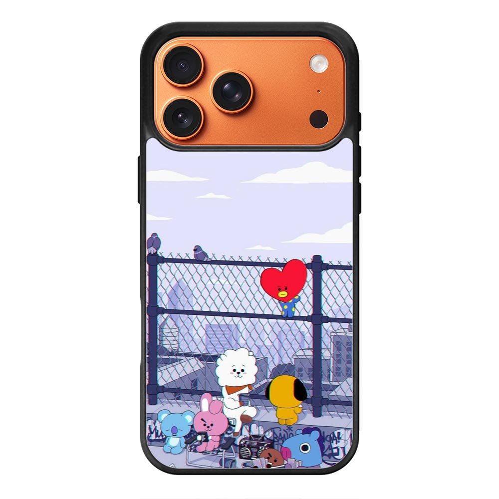 BTS BT21 Cute Rooftop iPhone 17 Pro Case OV4270