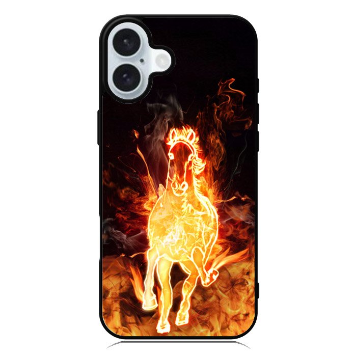 The Fire Horse Fast Run iPhone 16 Plus Case QC7806