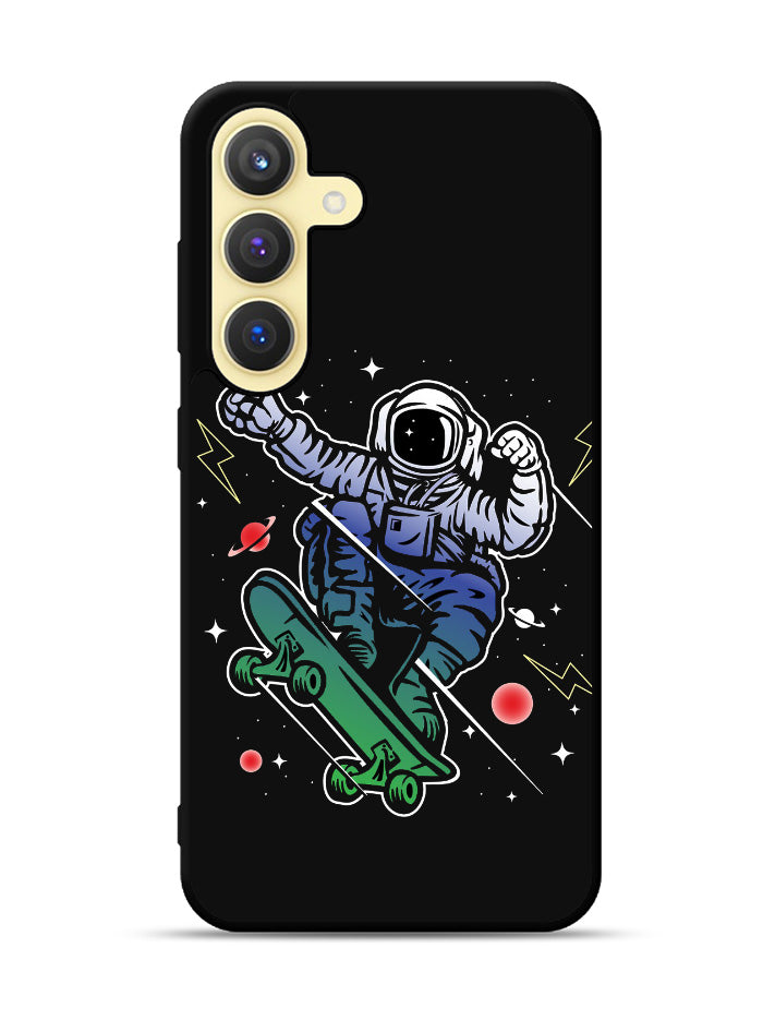 Astro Skateboard To Moon And Back Samsung Galaxy S24 Plus 5G , Samsung Galaxy S24+ 5G Case OV3893