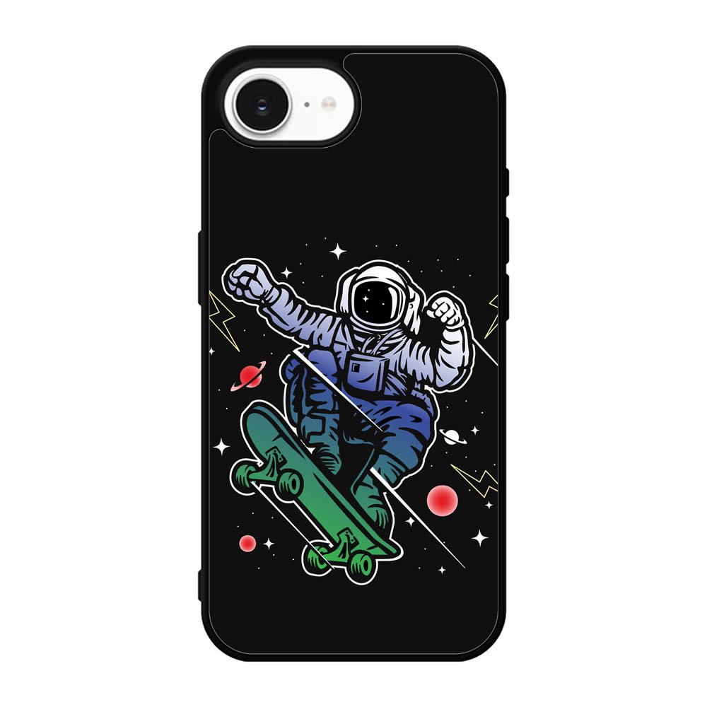 Astro Skateboard To Moon And Back iPhone 17e Case QC3893