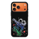 Astro Skateboard To Moon And Back iPhone 17 Pro Max Case QC3893