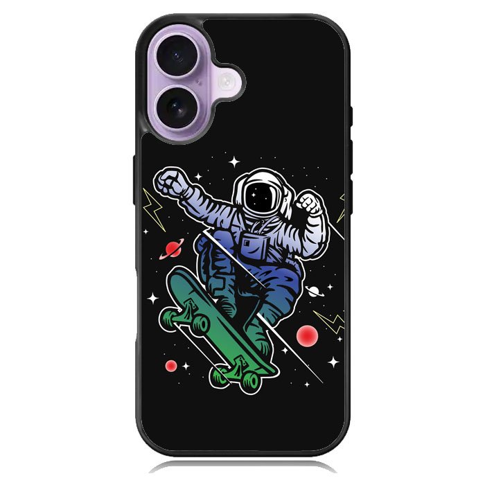 Astro Skateboard To Moon And Back iPhone 17 Case OV3893
