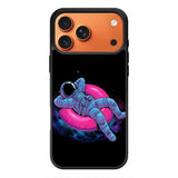 Astro Relax In Space iPhone 17 Pro Case QC3895