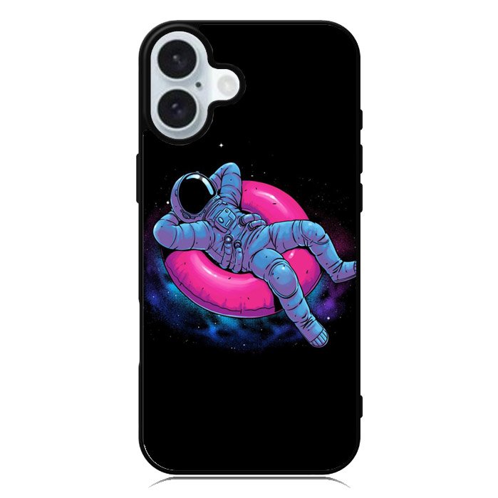 Astro Relax In Space iPhone 16 Plus Case QC3895