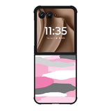 Pink Camo Motorola Moto RAZR Plus 2025 Case OV2911