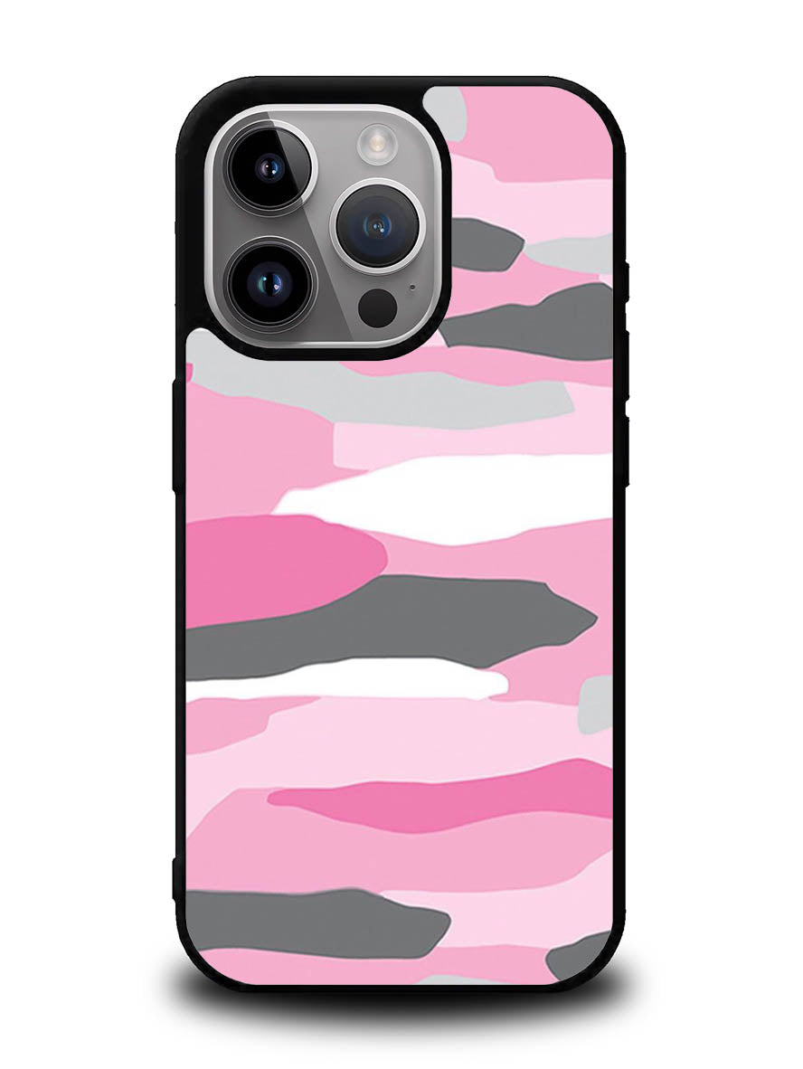 Pink Camo iPhone 14 Pro Max Case QC2911