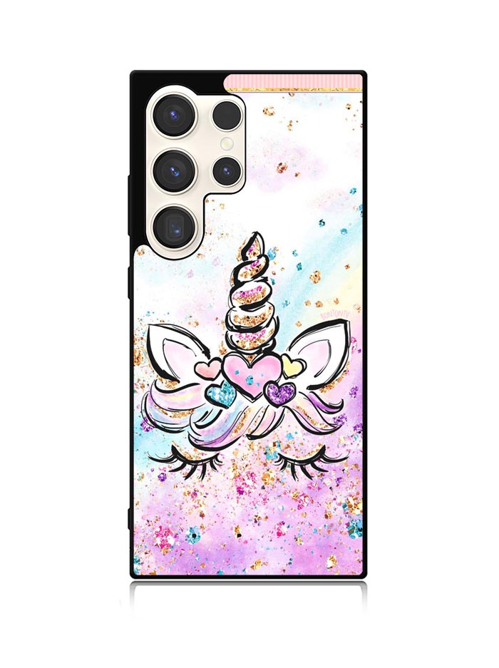 Cute Unicorn Sparkling Samsung Galaxy S25 Ultra 5G Case