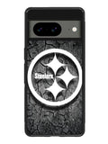 Steelers black and white Google Pixel 8 Case QC6899