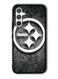 Steelers black and white Samsung Galaxy A14 5G Case QC6899