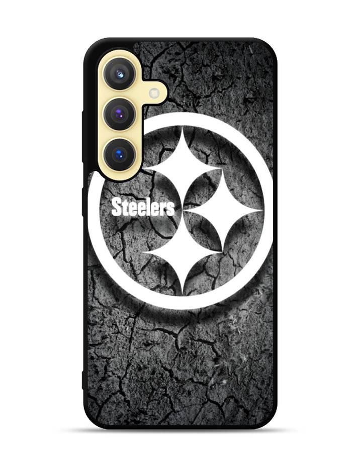 Steelers black and white Samsung Galaxy S25 5G Case OV6899