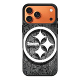 Steelers black and white iPhone 17 Pro Max Case OV6899