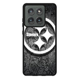 Steelers black and white Motorola Moto Edge 2025 Case OV6899