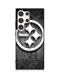 Steelers black and white Samsung Galaxy S24 Ultra 5G Case OV6899