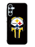Pittsburgh Steelers skull flags Samsung Galaxy A35 5G Case OV2852