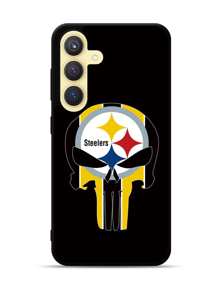 Pittsburgh Steelers skull flags Samsung Galaxy S25 Plus 5G , Samsung Galaxy S25+ 5G Case OV2852