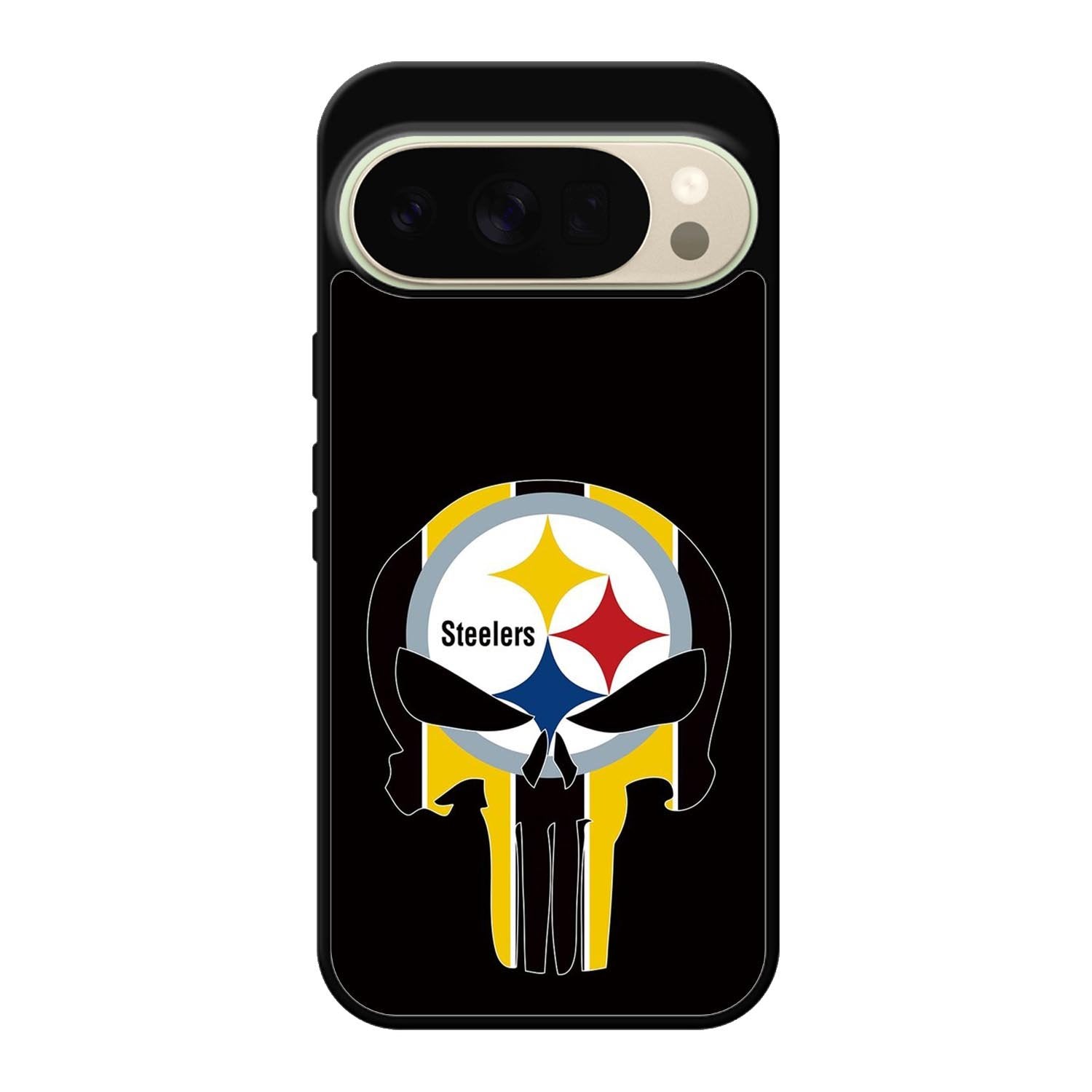 Pittsburgh Steelers skull flags Google Pixel 10 Pro XL Case QC2852