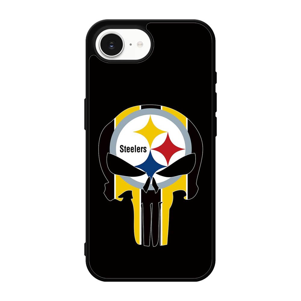Pittsburgh Steelers skull flags iPhone 17e Case OV2852