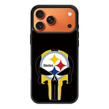 Pittsburgh Steelers skull flags iPhone 17 Pro Max Case QC2852