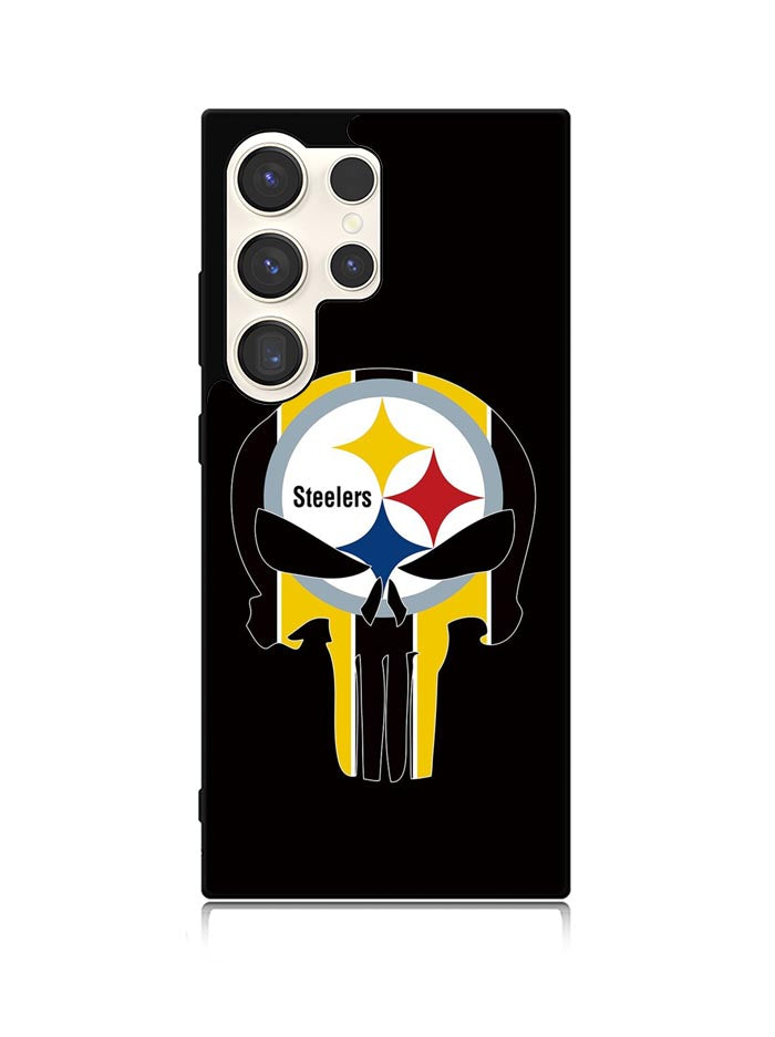 Pittsburgh Steelers skull flags Samsung Galaxy S24 Ultra 5G Case OV2852