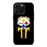 Pittsburgh Steelers skull flags iPhone 16 Pro Max Case OV2852