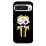 Pittsburgh Steelers skull flags Google Pixel 10 Pro XL Case OV2852