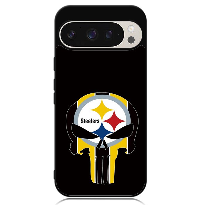 Pittsburgh Steelers skull flags Google Pixel 9 | Pixel 9 Pro Case OV2852