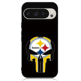 Pittsburgh Steelers skull flags Google Pixel 9 | Pixel 9 Pro Case OV2852