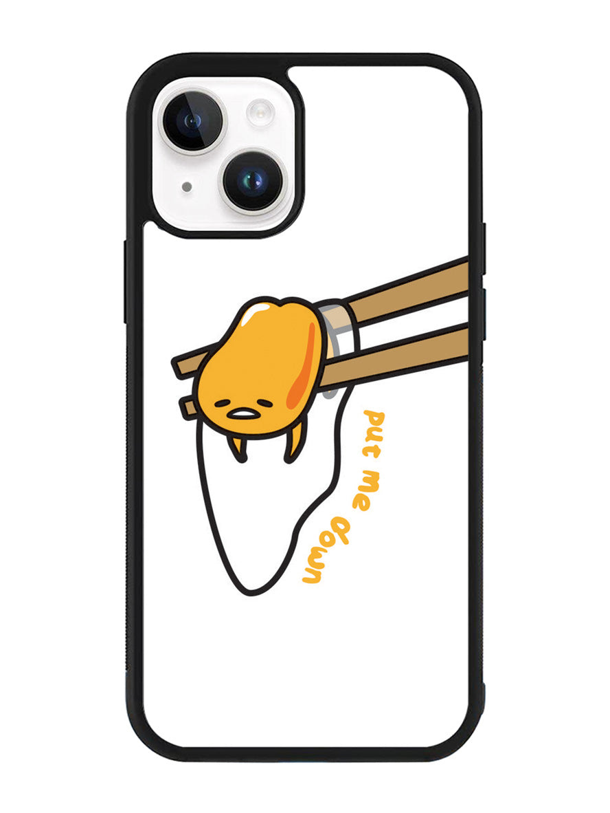 Put Me Down Gudetama iPhone 15 Plus Case OV6932