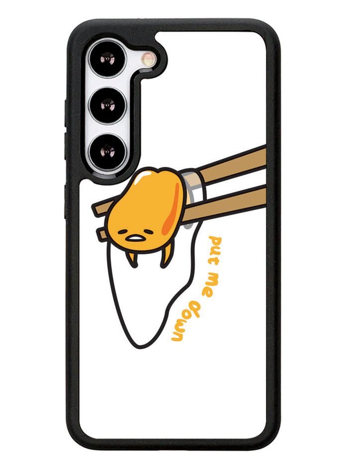 Put Me Down Gudetama Samsung Galaxy S23 Plus 5G / Samsung Galaxy S23+ 5G Case
