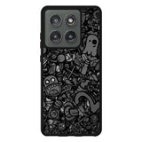 Doodle Grey Cool Motorola Moto Edge 2025 Case OV7100