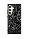 Doodle Grey Cool Samsung Galaxy S24 Ultra 5G Case OV7100