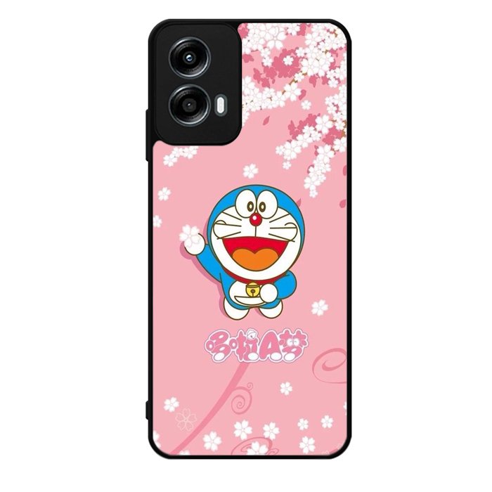 Doraemon Pink Sakura Summer Motorola Moto G Play 2024 Case OV7092