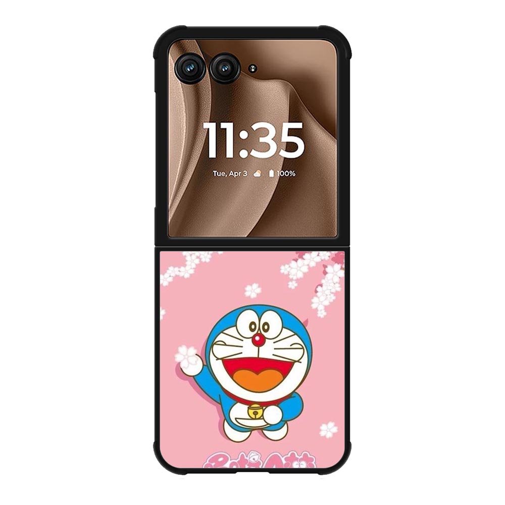 Doraemon Pink Sakura Summer Motorola Moto RAZR Plus 2025 Case OV7092
