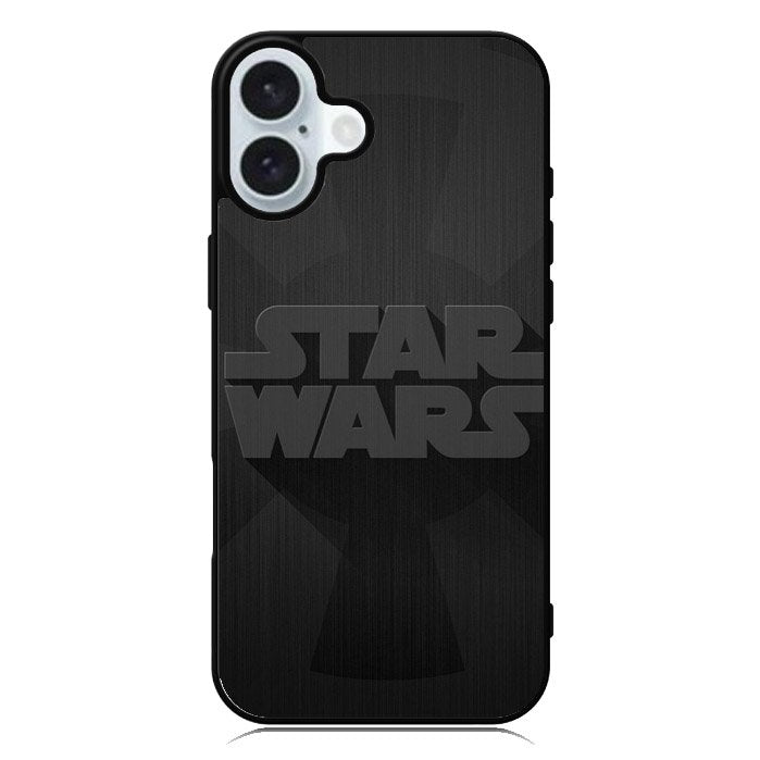 Star Wars Logo Dark iPhone 16 Plus Case QC2391