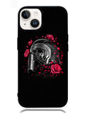 Star Wars Kylo Ren Helmet and Roses iPhone 14 Plus Case