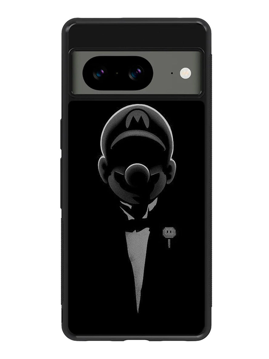 Mario Bros Black Google Pixel 8A Case QC3399