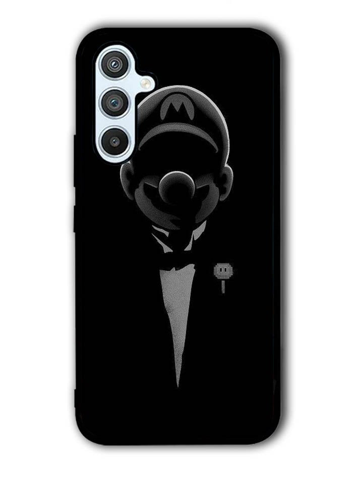 Mario Bros Black Samsung Galaxy A54 5G Case OV3399