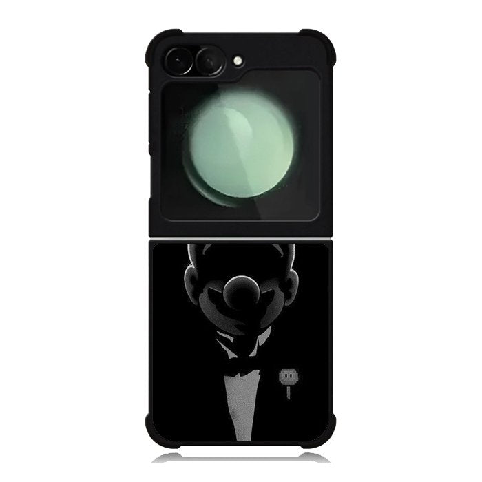 Mario Bros Black Samsung Galaxy Z Flip 6 5G 2024 Case OV3399