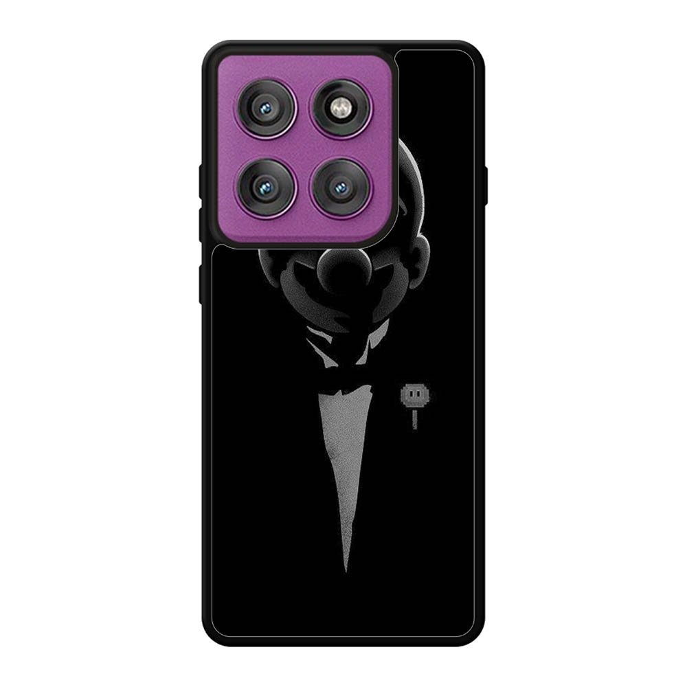Mario Bros Black Motorola Moto Edge 60 Pro Case QC3399