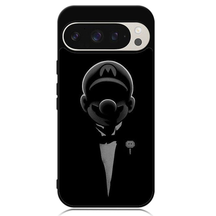 Mario Bros Black Google Pixel 9 Pro XL Case OV3399