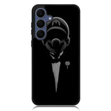 Mario Bros Black Samsung Galaxy S25 FE Case OV3399