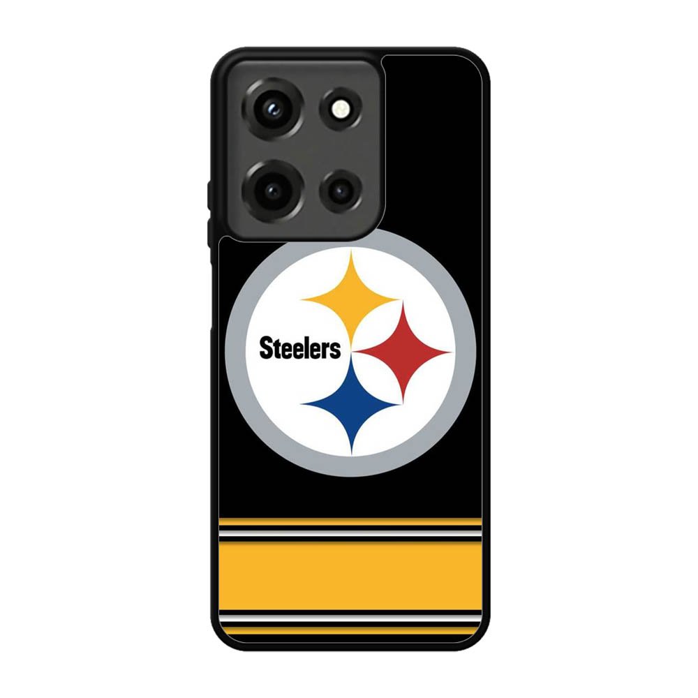 Pittsburgh Steelers Logo Strip Motorola Moto G 5G 2025 Case OV6337