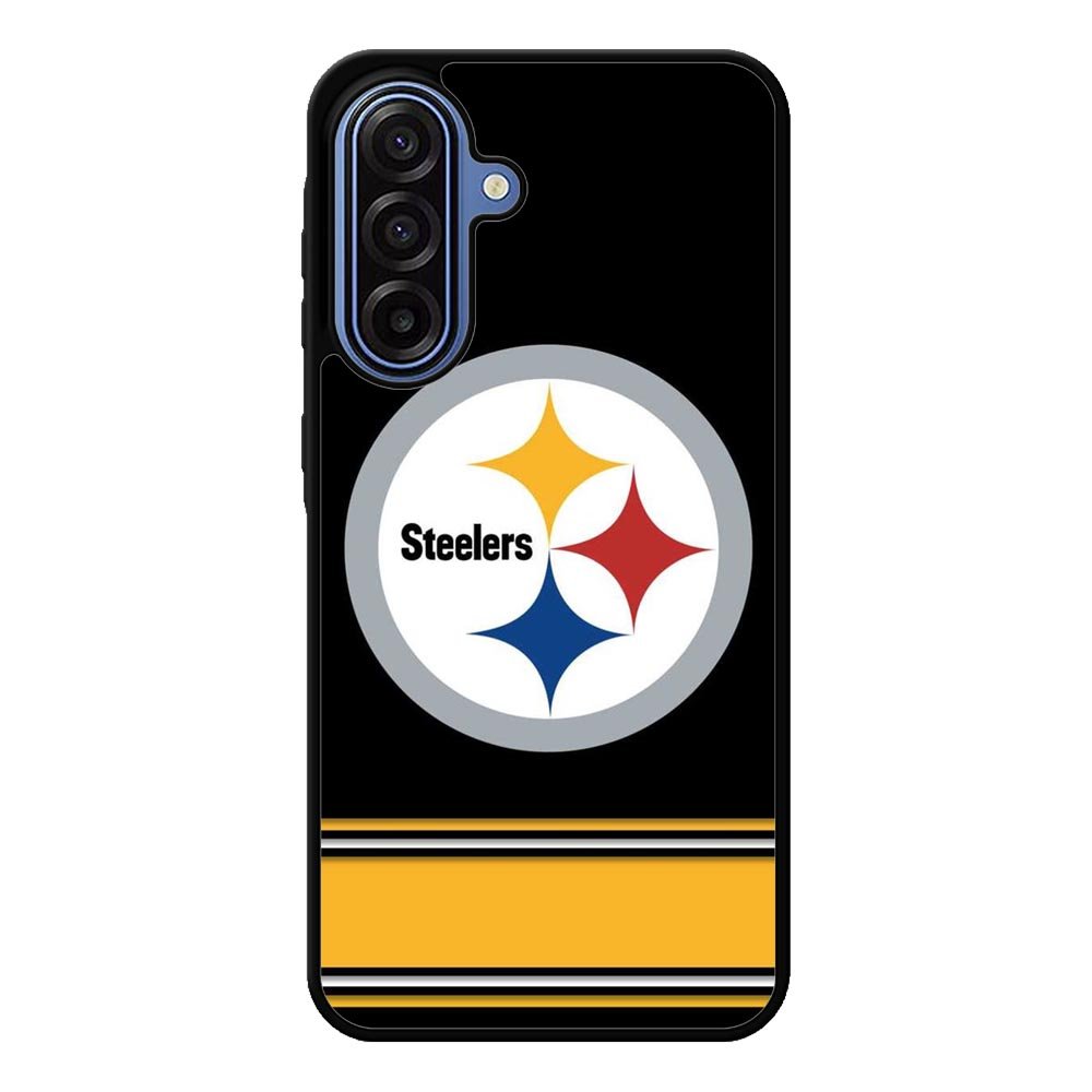 Pittsburgh Steelers Logo Strip Samsung Galaxy A17 Case