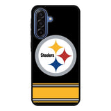 Pittsburgh Steelers Logo Strip Samsung Galaxy A17 Case