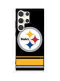 Pittsburgh Steelers Logo Strip Samsung Galaxy S25 Ultra 5G Case