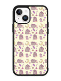 Pusheen The Cat Moon Pattern iPhone 14 Plus Case QC6948