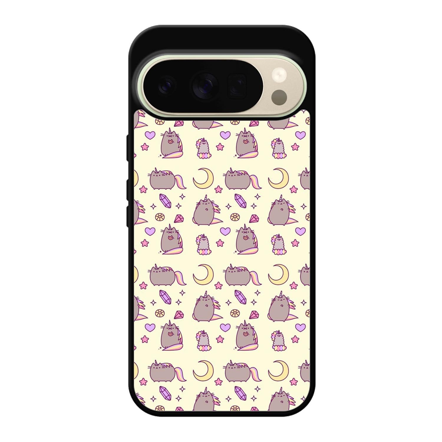 Pusheen The Cat Moon Pattern Google Pixel 10 Pro XL Case QC6948