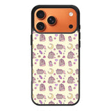 Pusheen The Cat Moon Pattern iPhone 17 Pro Case QC6948