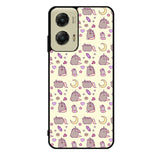 Pusheen The Cat Moon Pattern Motorola Moto G Stylus 5G 2024 Case OV6948