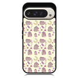 Pusheen The Cat Moon Pattern Google Pixel 10 | Google Pixel 10 Pro Case OV6948